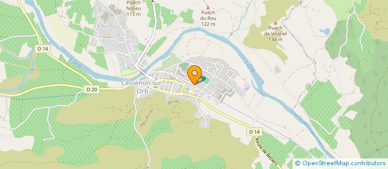 localisation de l'entreprise WILAU  CESSENON-SUR-ORB