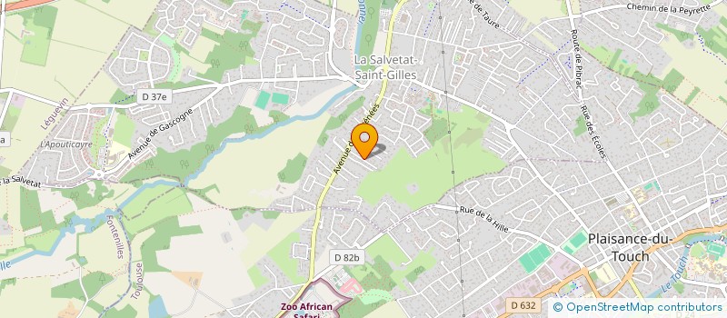 localisation de l'entreprise WILAURPA  LA SALVETAT-SAINT-GILLES