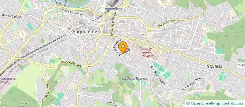 localisation de l'entreprise WILBLOOD STUDIO à ANGOULEME