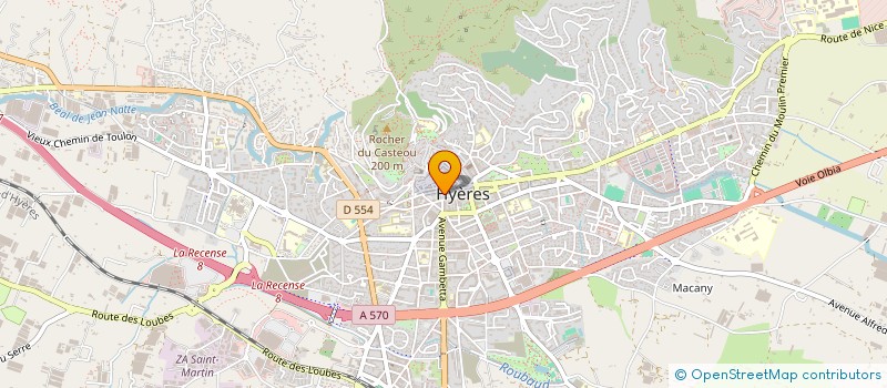 localisation de l'entreprise WILBURN à HYERES