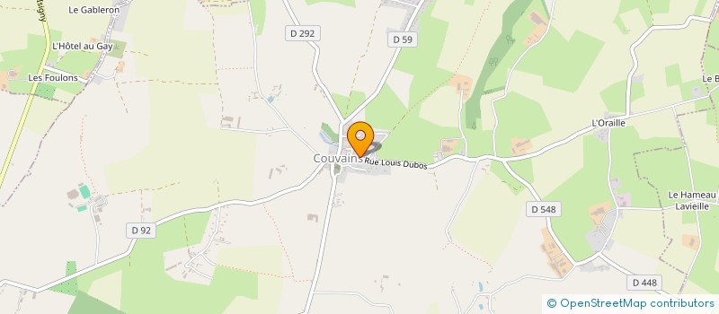 localisation de l'entreprise WILCE  COUVAINS