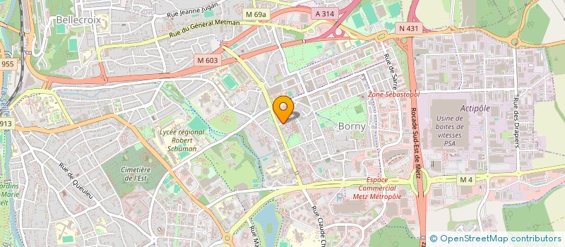 localisation de l'entreprise WILCO EXPRESS  METZ