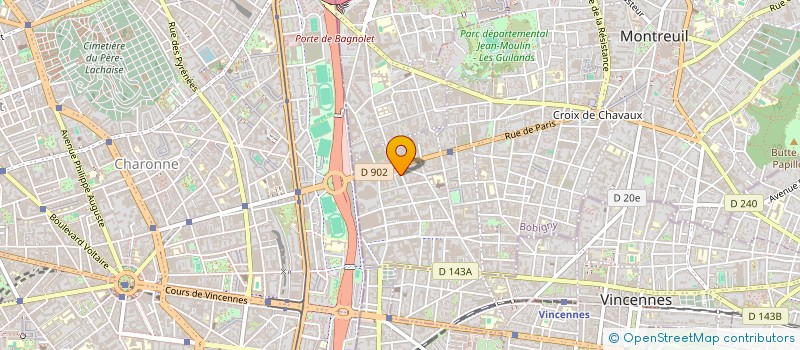 localisation de l'entreprise WILCOMILAM à MONTREUIL