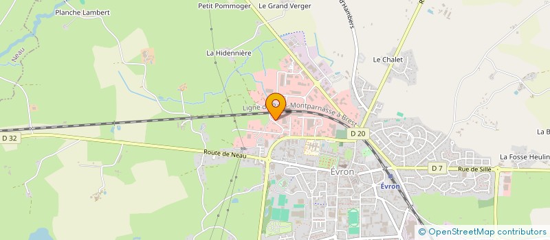 localisation de l'entreprise WILD 3S COOP  EVRON