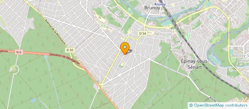 localisation de l'entreprise WILD ALPINE TRAVEL  BRUNOY