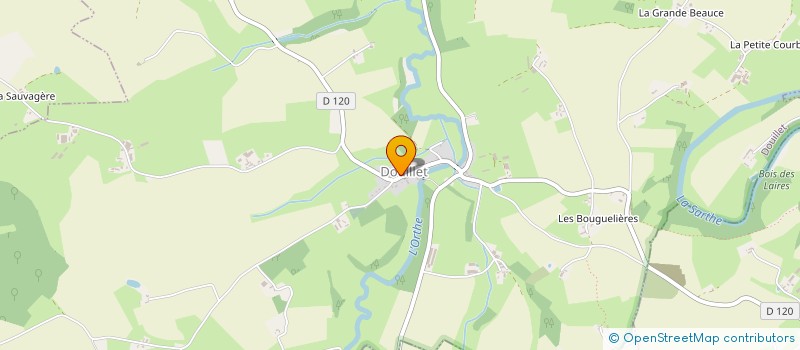 localisation de l'entreprise WILD CARD PROD  DOUILLET