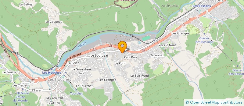 localisation de l'entreprise WILD CHILD  LES HOUCHES