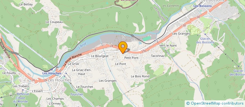 localisation de l'entreprise WILD CHILD VALLEE DU GIFFRE  LES HOUCHES