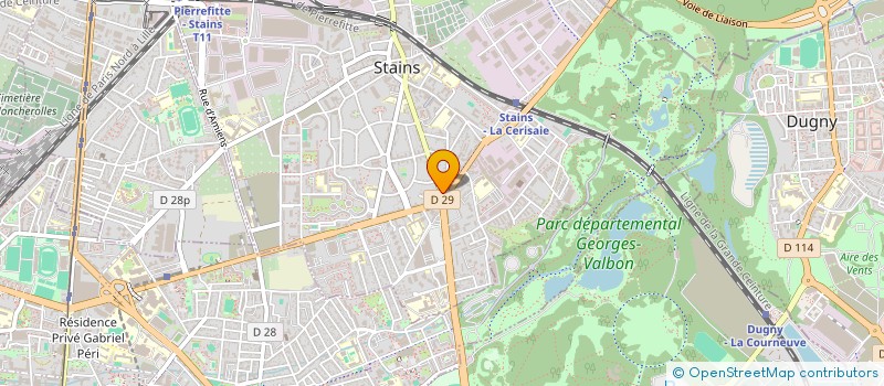 localisation de l'entreprise WILD ESSADEG  STAINS