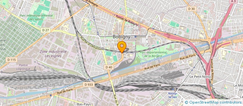 localisation de l'entreprise WILD FIGHT  BOBIGNY