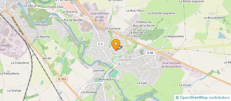 localisation de l'entreprise WILD & FREE MUSIC  BOUSSAY