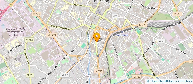 localisation de l'entreprise WILD HORSES AUDIOVISUEL & CROSS MEDIA à TOURCOING