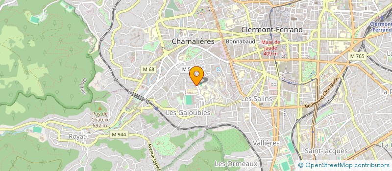 localisation de l'entreprise WILD NIGHT à CHAMALIERES