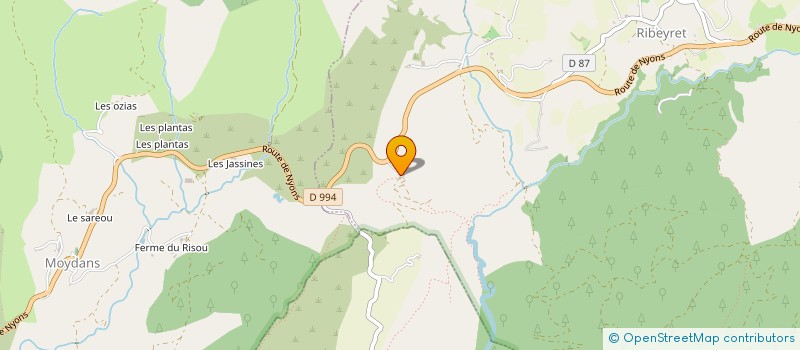 localisation de l'entreprise WILD SPIRITS NATURE  RIBEYRET