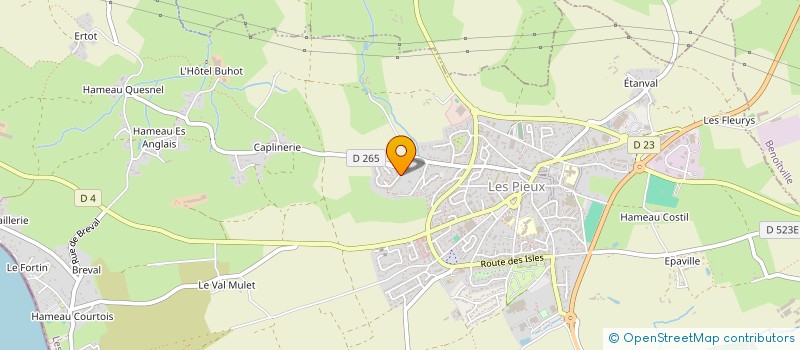 localisation de l'entreprise WILD TRAIL FLAMANVILLE  LES PIEUX