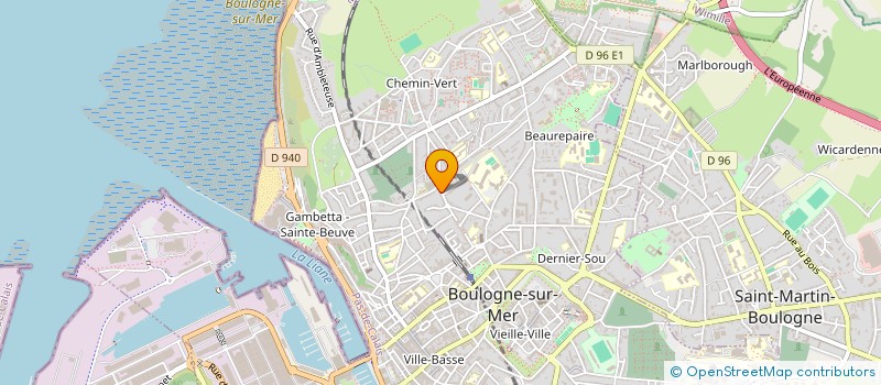 localisation de l'entreprise WILDA à BOULOGNE-SUR-MER
