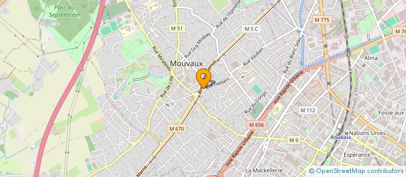 localisation de l'entreprise WILDBAY  MOUVAUX