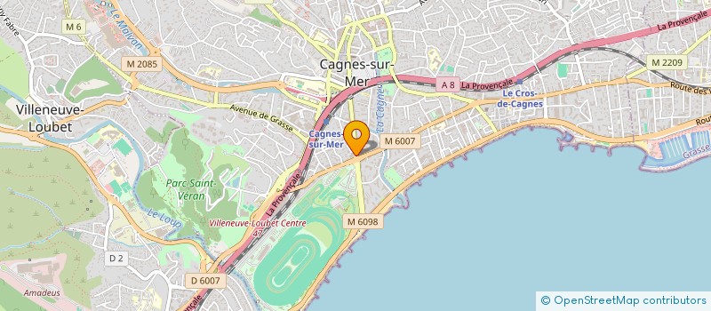 localisation de l'entreprise WILDIS à CAGNES-SUR-MER