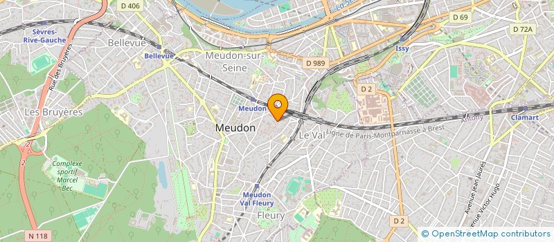 localisation de l'entreprise WILDLIFE IMPACT NETWORK  MEUDON
