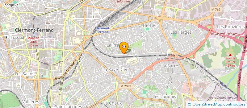 localisation de l'entreprise WILDMILL ASSOCIATION  CLERMONT-FERRAND