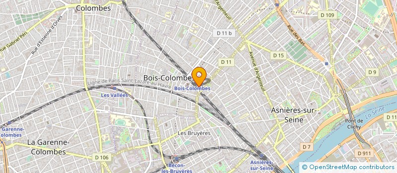 localisation de l'entreprise WILDOR COMMUNICATION à BOIS-COLOMBES