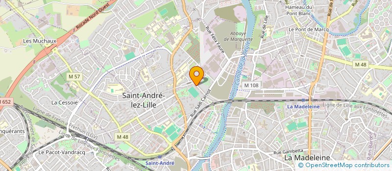localisation de l'entreprise WILDSYS à SAINT-ANDRE-LEZ-LILLE