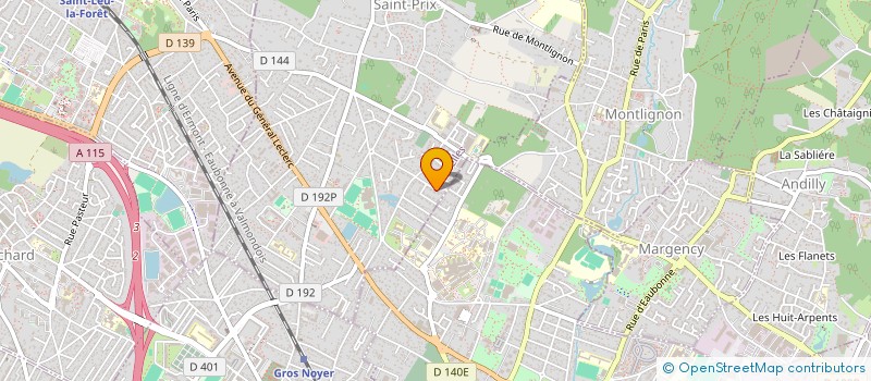 localisation de l'entreprise WILELINEL IMMOBILIER à SAINT-PRIX