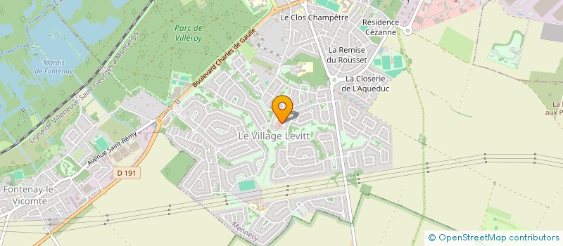 localisation de l'entreprise WILELMA à MENNECY