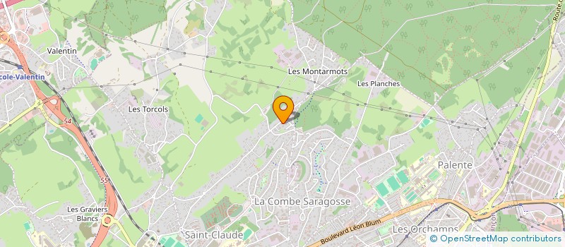 localisation de l'entreprise WILEME  BESANCON