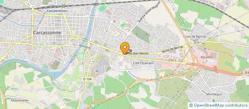localisation de l'entreprise WILEVAN à CARCASSONNE