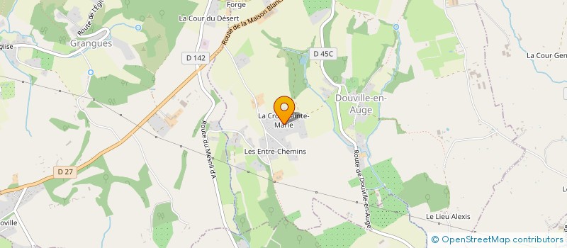 localisation de l'entreprise WILFREED LORIEUX  DOUVILLE-EN-AUGE