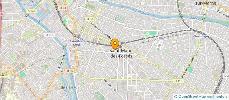 localisation de l'entreprise WILFRIED à SAINT-MAUR-DES-FOSSES