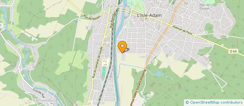 localisation de l'entreprise WILFRIED MARTIN SARL  L'ISLE-ADAM