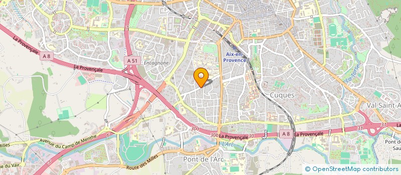 localisation de l'entreprise WILHELM & PARTNER  AIX-EN-PROVENCE