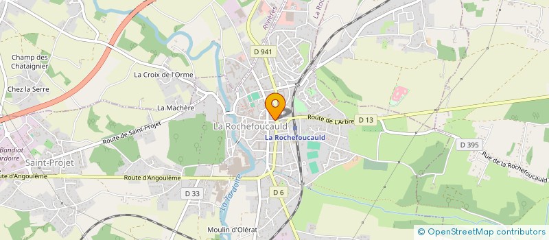 localisation de l'entreprise WILHELMINE à LA ROCHEFOUCAULD-EN-ANGOUMOIS