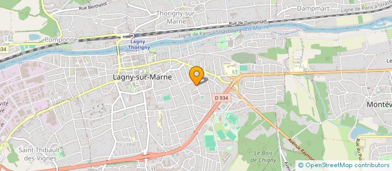 localisation de l'entreprise WILIJO  LAGNY-SUR-MARNE