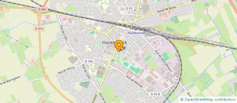 localisation de l'entreprise WILIMMO  HAZEBROUCK