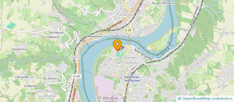 localisation de l'entreprise WILKIE INVESTISSEMENTS à LES ROCHES-DE-CONDRIEU