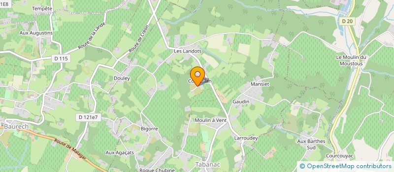 localisation de l'entreprise WILKOT  TABANAC