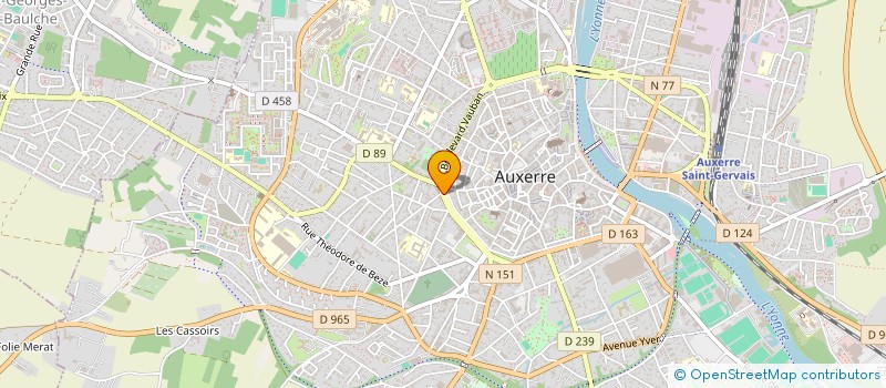 localisation de l'entreprise WILL à AUXERRE