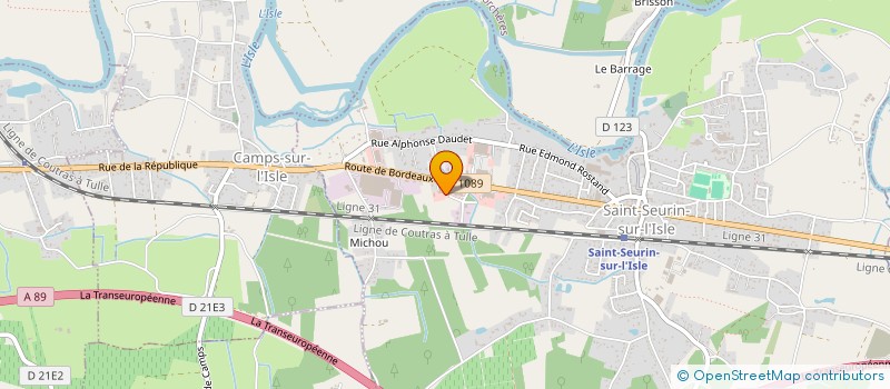 localisation de l'entreprise WILL AUTO  SAINT-SEURIN-SUR-L'ISLE