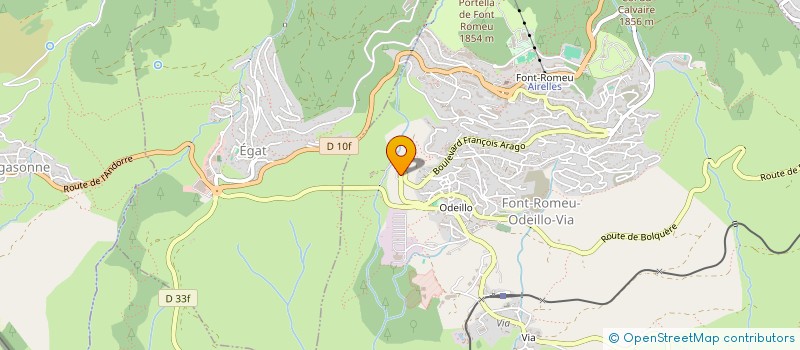 localisation de l'entreprise WILL CHARPENTE COUVERTURE  FONT-ROMEU-ODEILLO-VIA