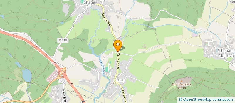 localisation de l'entreprise WILL ELEC  LUZE