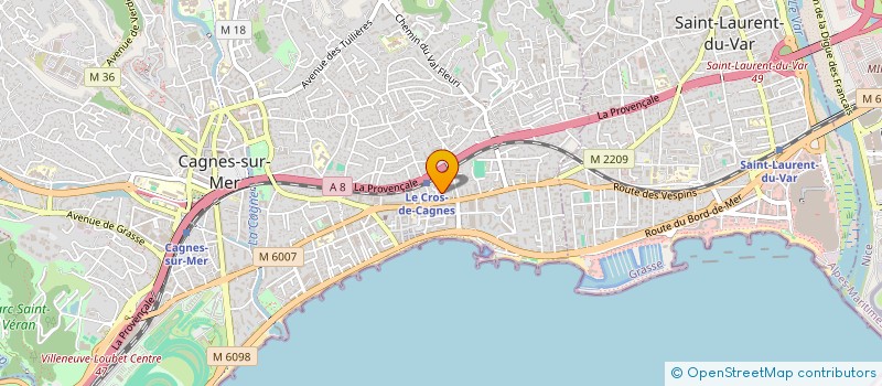 localisation de l'entreprise WILL-ENA à CAGNES-SUR-MER