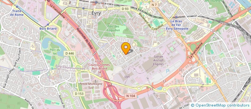 localisation de l'entreprise WILL FORMATION à EVRY-COURCOURONNES