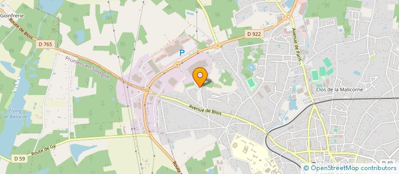 localisation de l'entreprise WILL.IMMO  ROMORANTIN-LANTHENAY