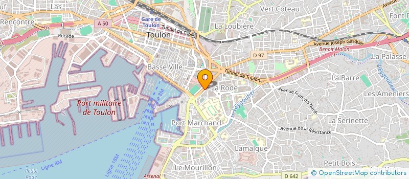 localisation de l'entreprise WILL TOF à TOULON