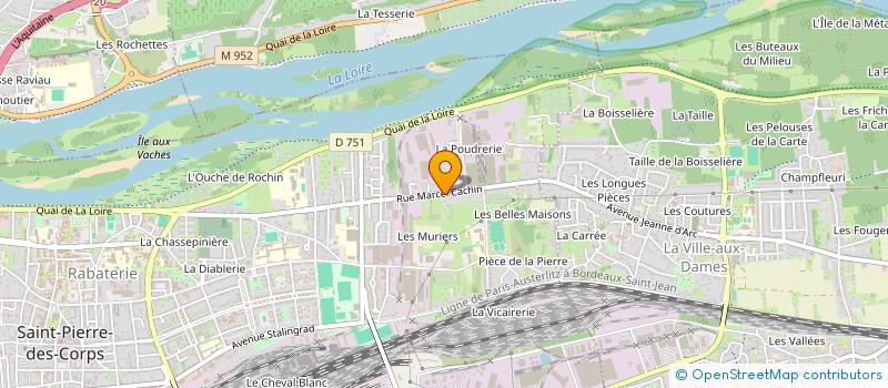 localisation de l'entreprise WILLA  SAINT-PIERRE-DES-CORPS