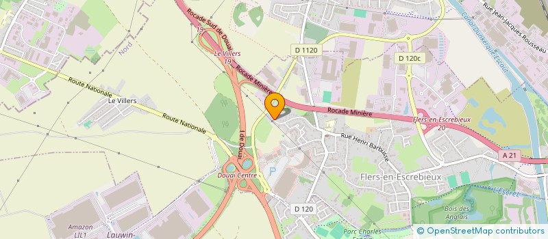 localisation de l'entreprise WILLAERT à FLERS-EN-ESCREBIEUX