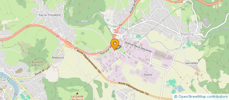 localisation de l'entreprise WILLAMETTE  SAINT-GERMAIN-LAPRADE